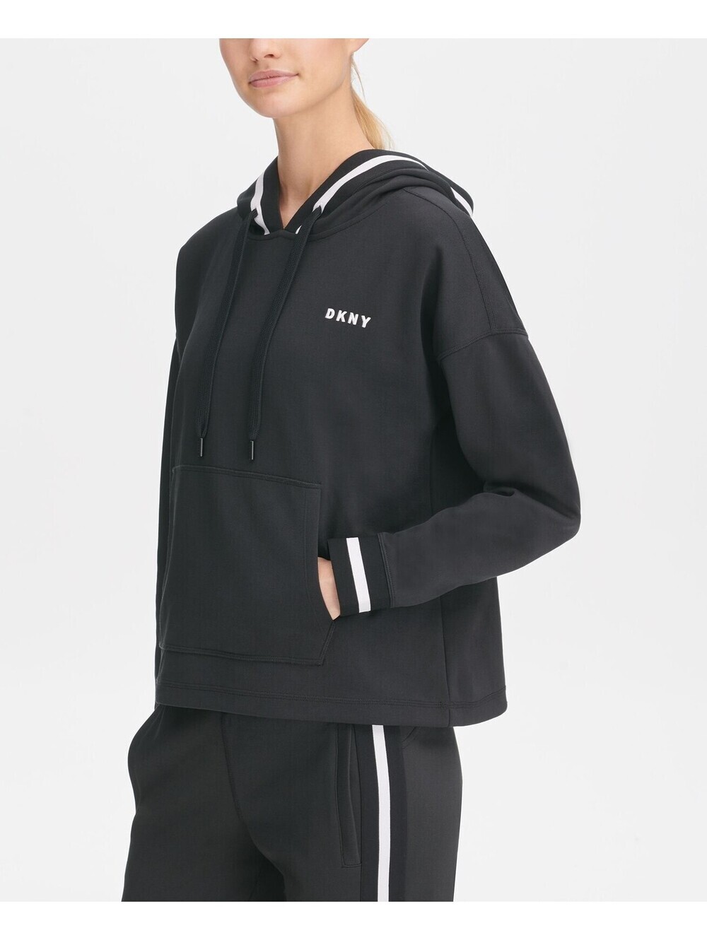 DKNY Womens Sport Relaxed Logo Hoddie Size S